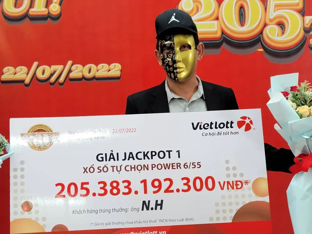 Trúng thưởng Jackpot tại xổ số vietlot hàng tỷ đồng